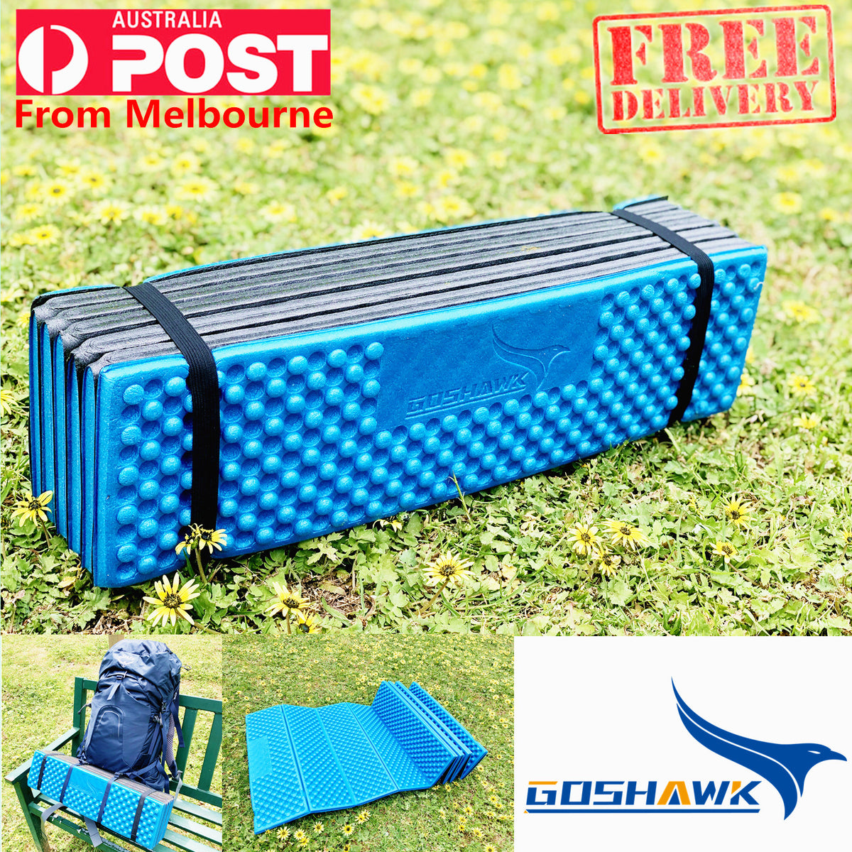 Ultralight Foam Camping Mat Folding Beach Tent Sleeping Pad