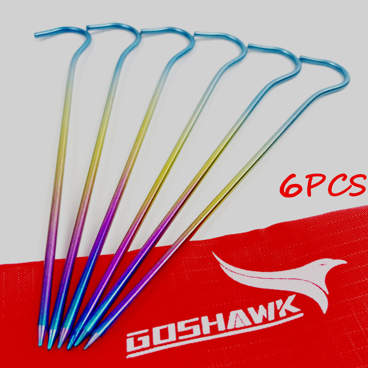 A Suit Of Titanium Outdoor Camping Trip Tent Peg Ground Nail Ultralight Stake - Foto 4