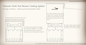 Titanium Multi-fuel Burner Cooking System
