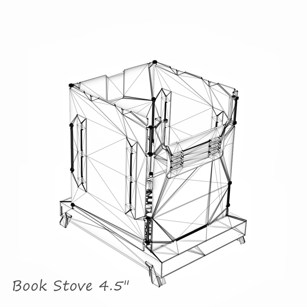 BOOK STOVE 4.5"