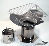 Titanium Wood-gas Stove EDDY-206 Atomic 2.0