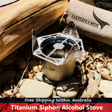 Titanium Siphon Alcohol Stove EDDY-103