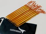 8Pcs 18cm Aluminum Alloy Tent Peg