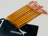 8Pcs 18cm Aluminum Alloy Tent Peg