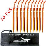 8Pcs 18cm Aluminum Alloy Tent Peg