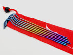 6 Pcs Titanium Tent Peg Ground Ultralight 5g Stakes