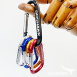 D-Ring Clip Key Ring Carabiner Holder Cables
