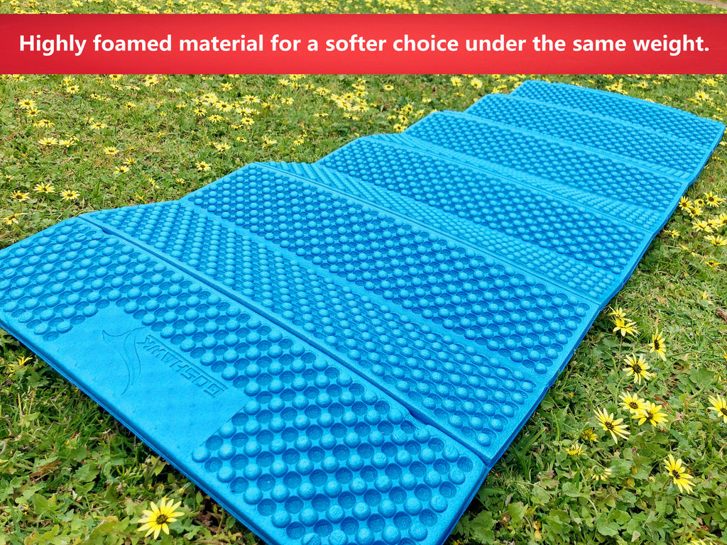 Ultralight Foam Camping Mat Folding Beach Tent Sleeping Pad Waterproof  Mattress – Goshawk-Hiking