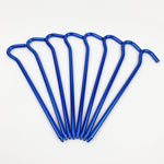 8Pcs 18cm Aluminum Alloy Tent Peg Ground Stakes