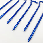 8Pcs 18cm Aluminum Alloy Tent Peg Ground Stakes