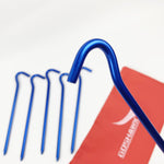 8Pcs 18cm Aluminum Alloy Tent Peg Ground Stakes