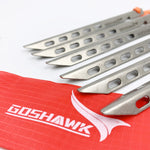 6 Pcs Titanium Tent Peg Ground Sand soft soil Stakes