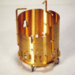 Brass Multi-fuel Stove OP-05 Romance